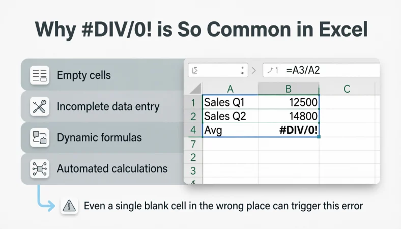 Why #DIV/0! is So Common in Excel