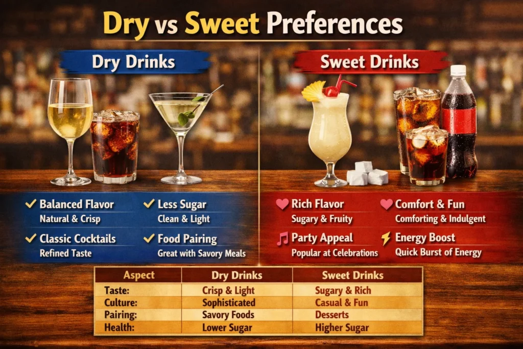 Why Many People Prefer Dry Drinks