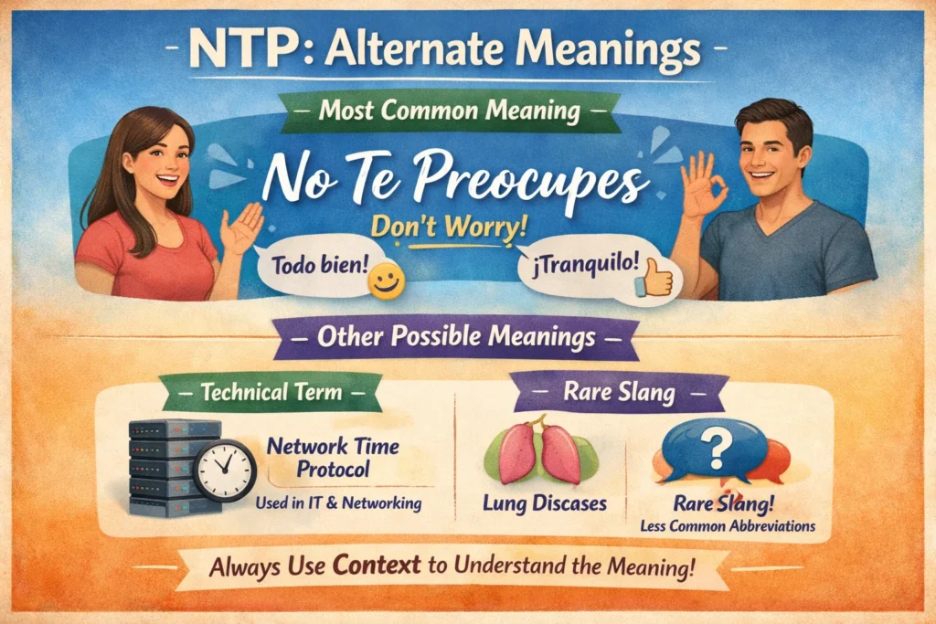 Alternate Meanings of NTP