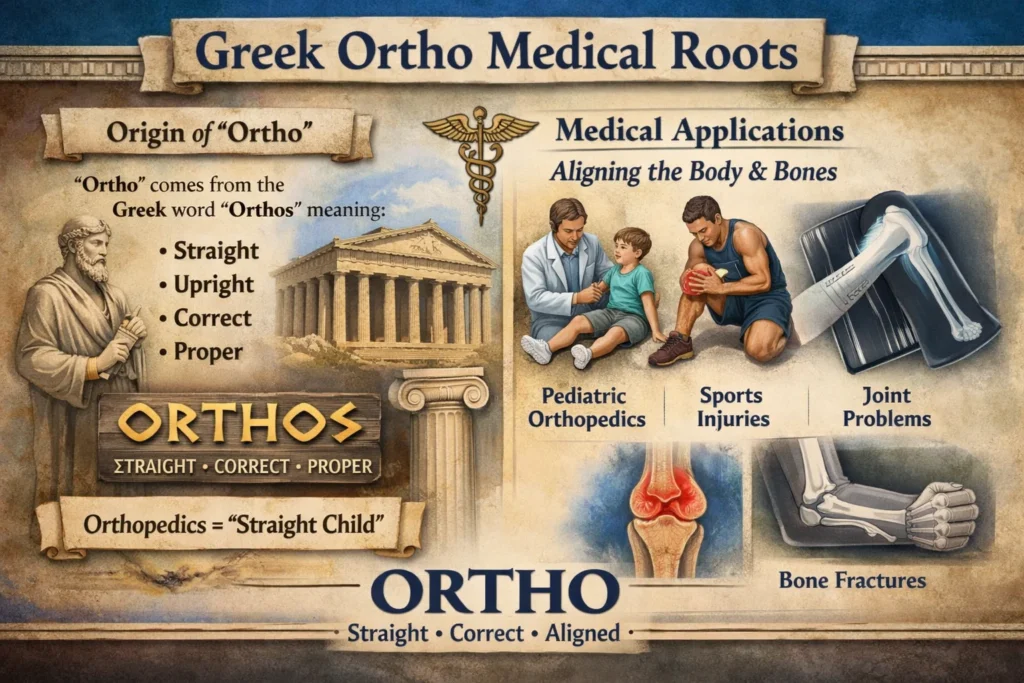 Origin of the Term “Ortho”