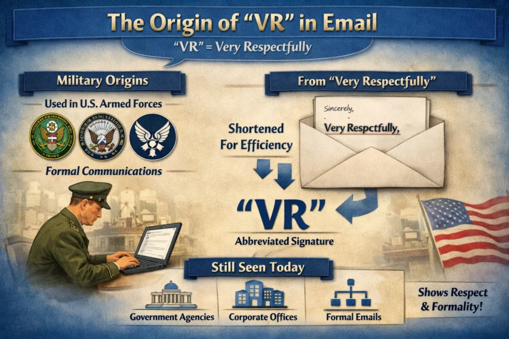 Origin of “VR” in Email