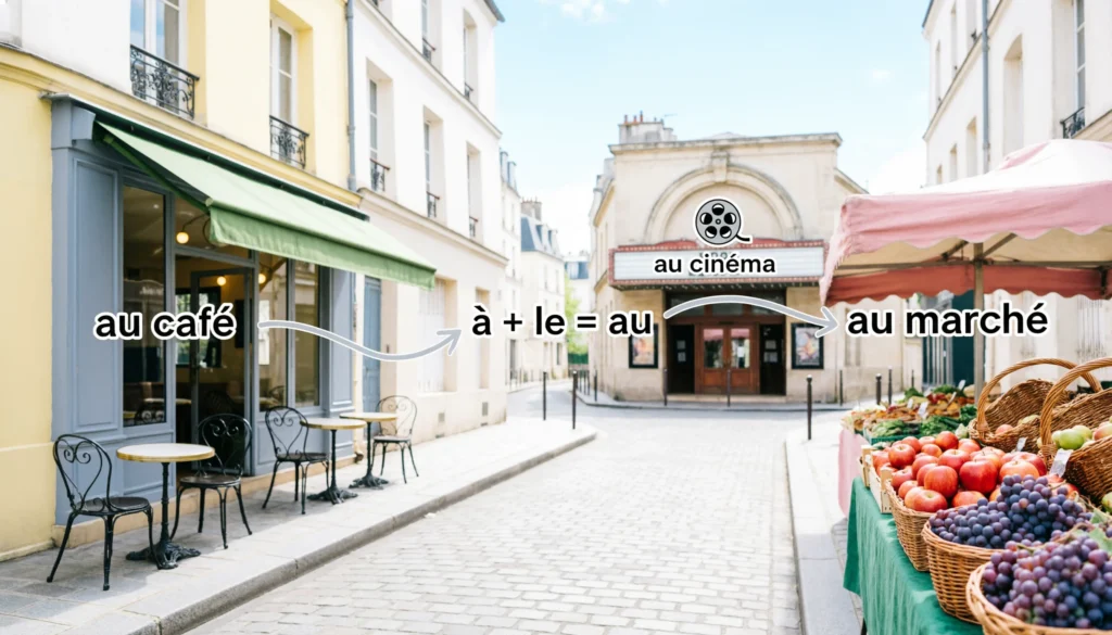 “Au” Mean in French