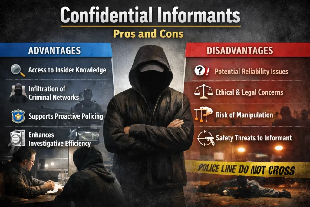 Advantages and Disadvantages of Using Confidential Informants