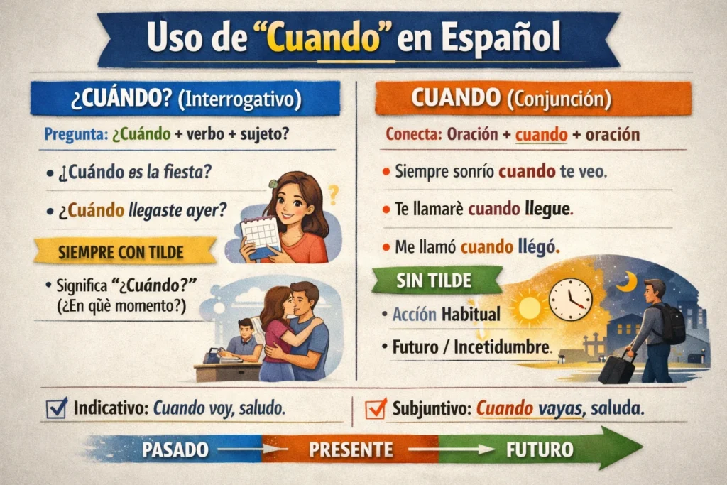 How “Cuando” Is Used in Spanish