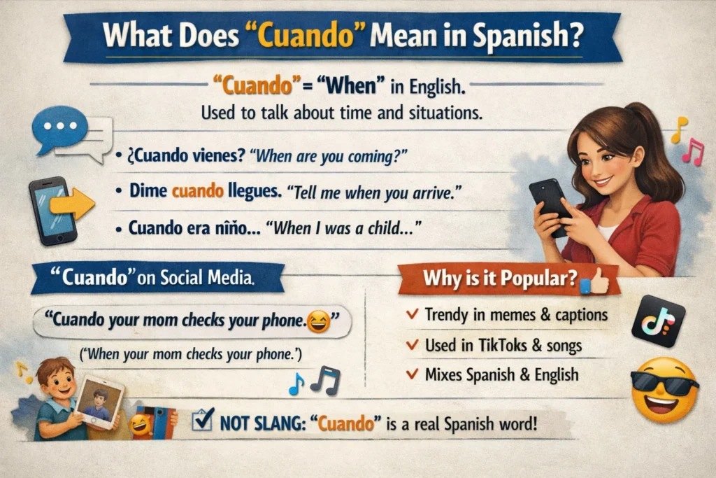 What Does “Cuando” Mean?
