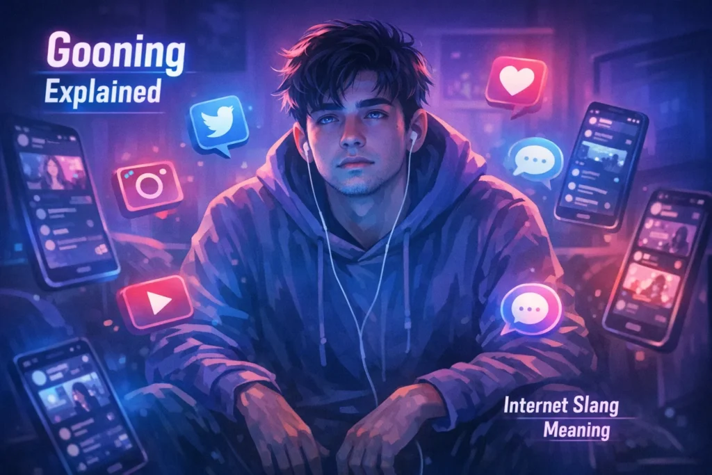 Gooning Mean in Text