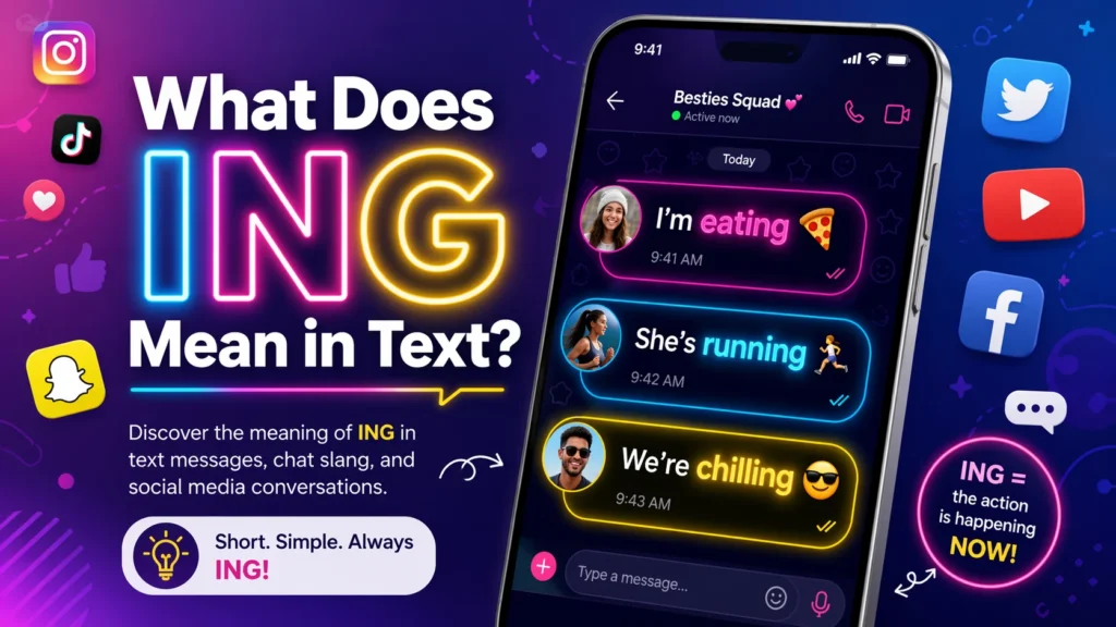 “ING” Mean in Text