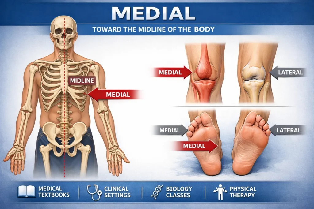 Origin and Meaning of “Medial”