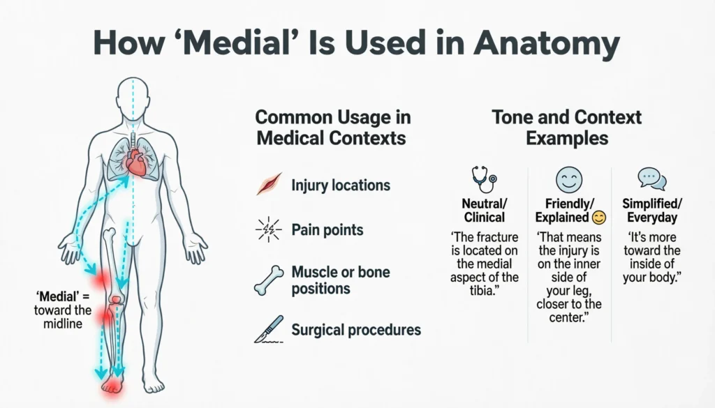How “Medial” Is Used in Anatomy