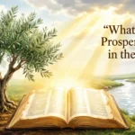Prosper Mean in the Bible
