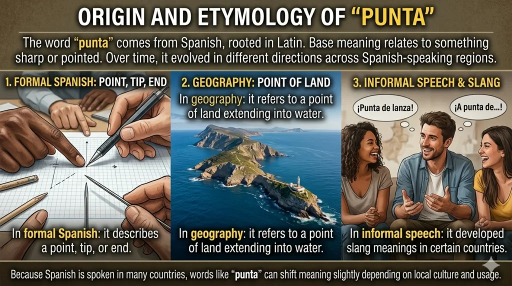 Origin and Etymology of “Punta”