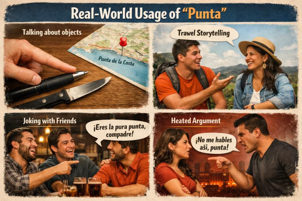 Real-World Usage of “Punta”