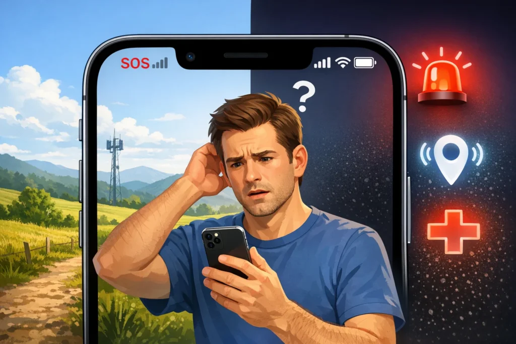 SOS Mean on iPhone