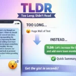 TLDR Mean in Text