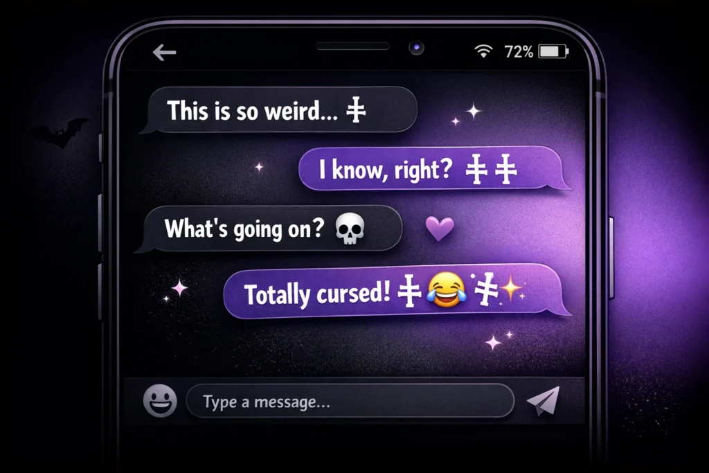 Upside Down Cross Meaning in Text