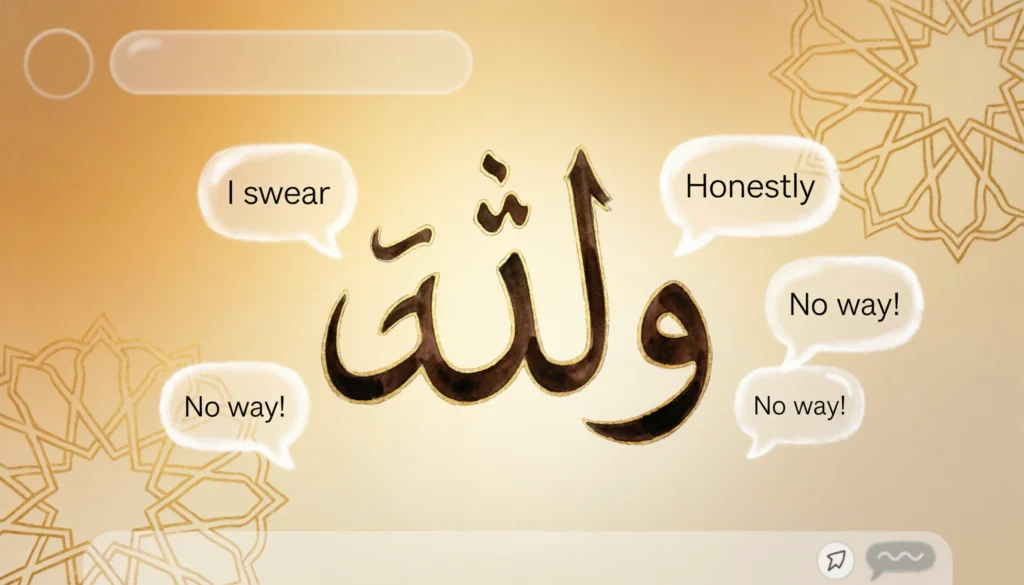 Wallah Mean in Arabic