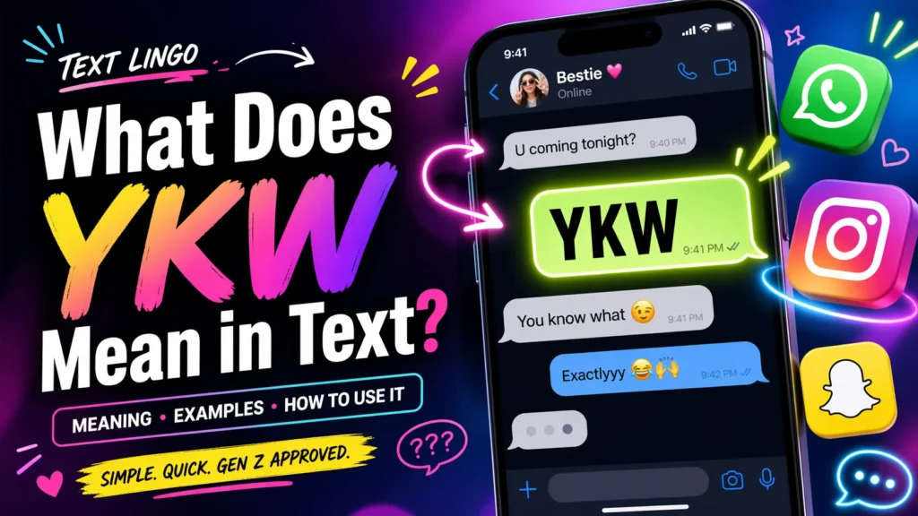 YKW Mean in Text