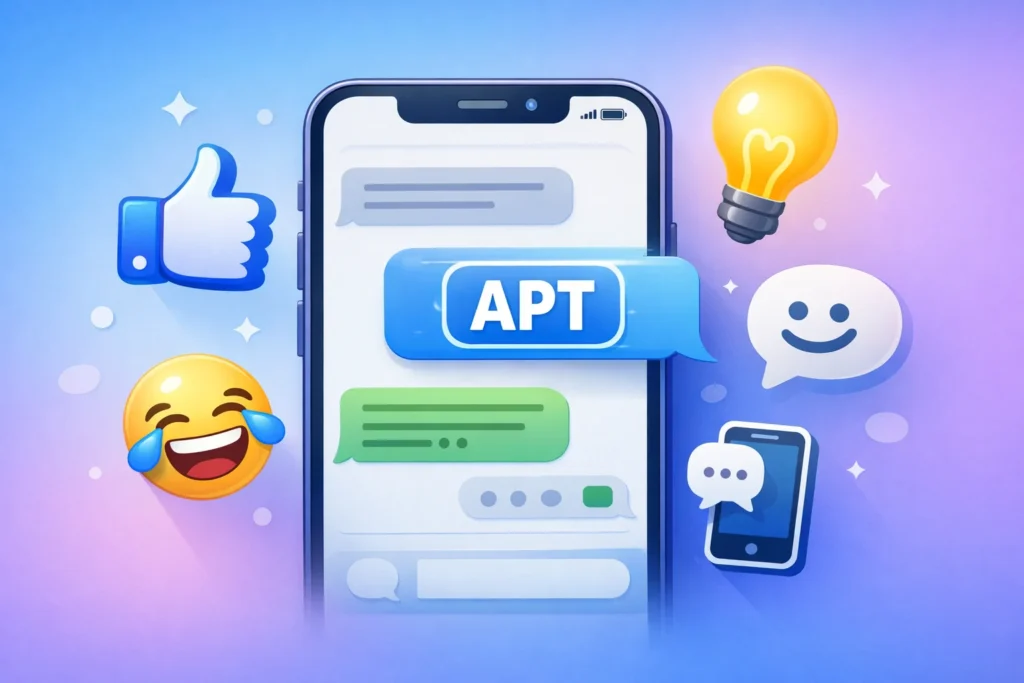 APT Mean in Text