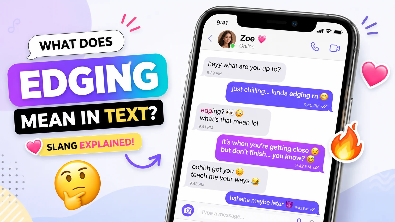 Edging Mean in Text