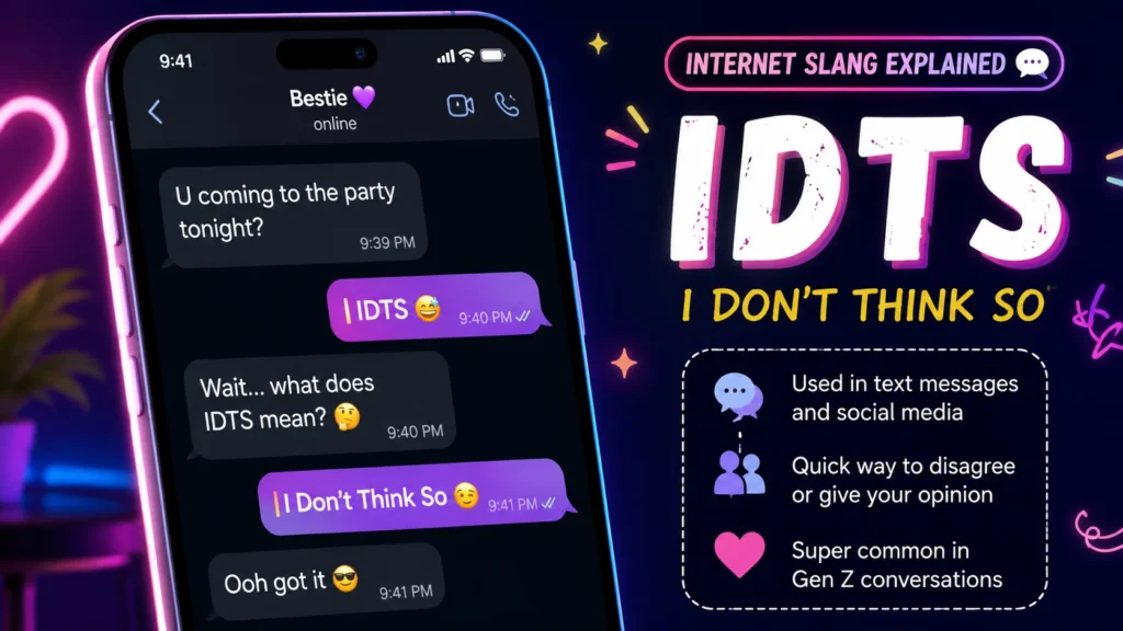 IDTS Mean in Text