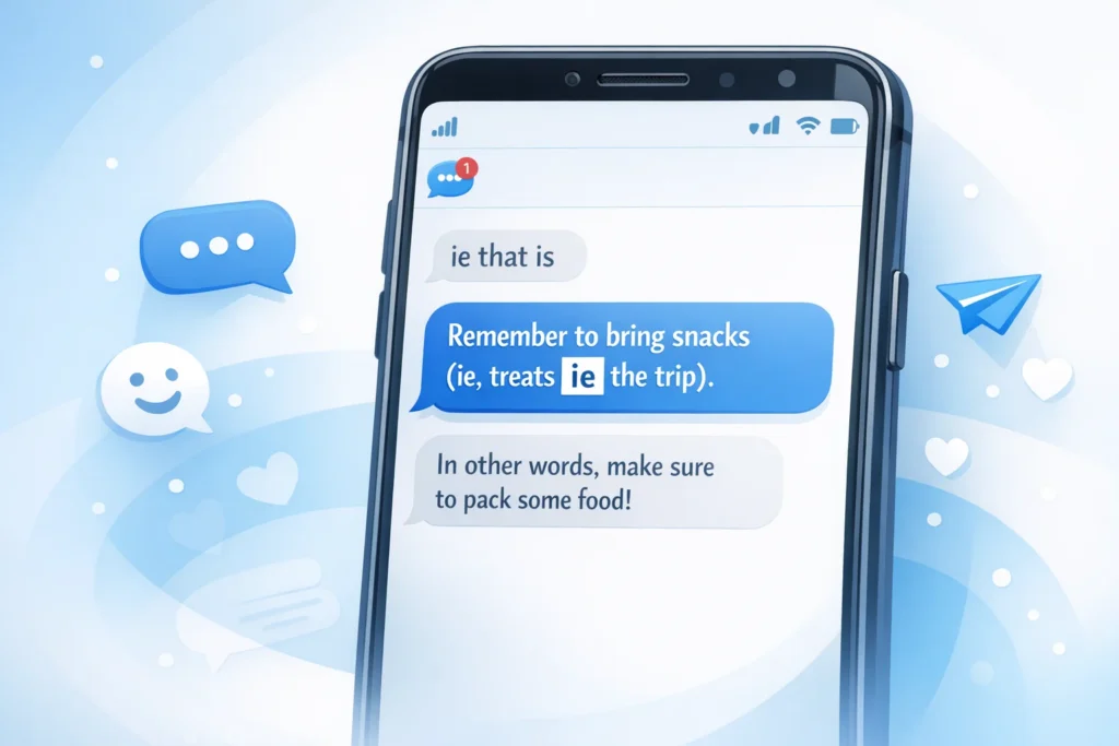 IE Mean in Text