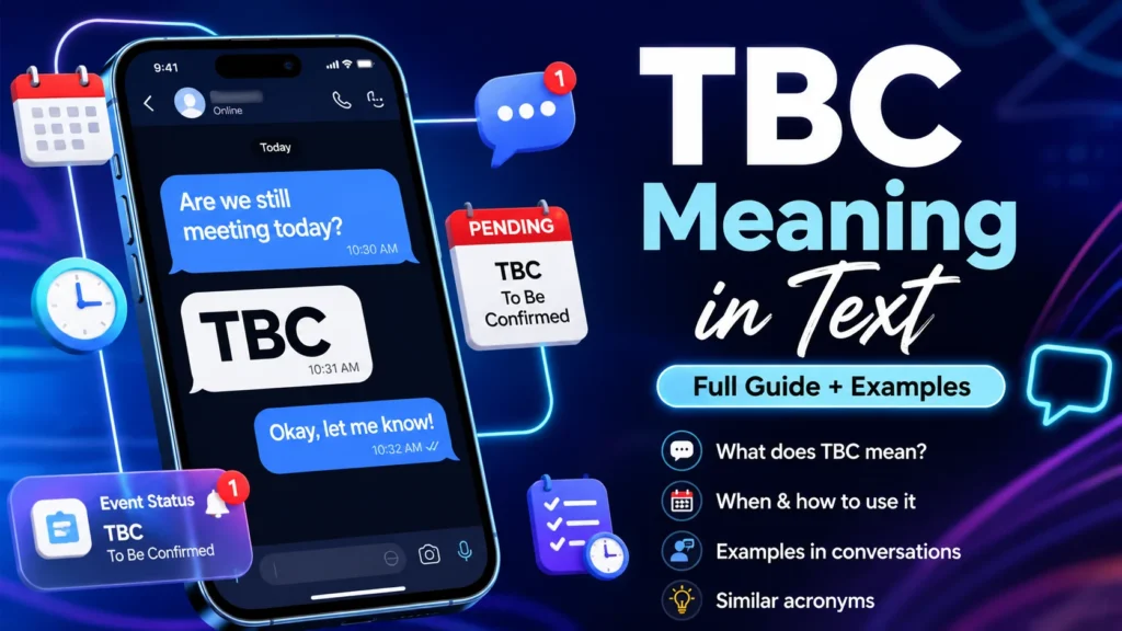 TBC Mean in Text