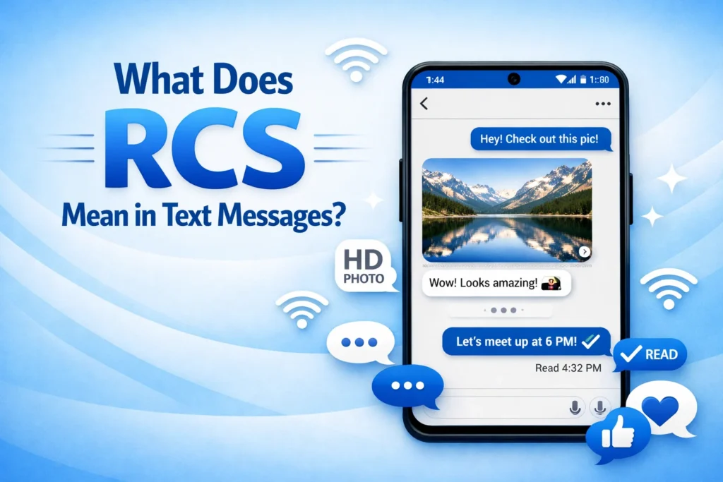 Text Message RCS Mean