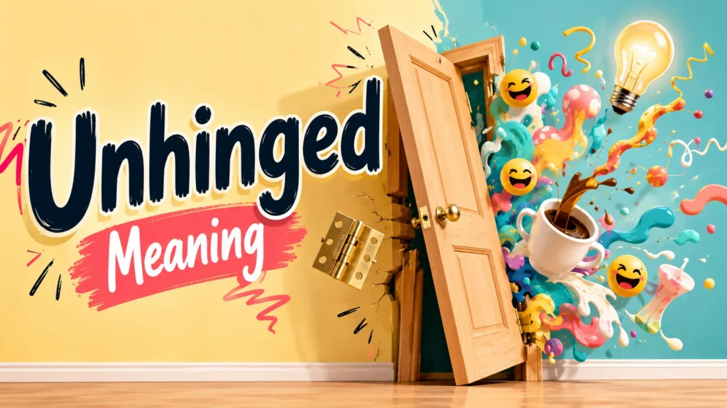 Unhinged Meaning
