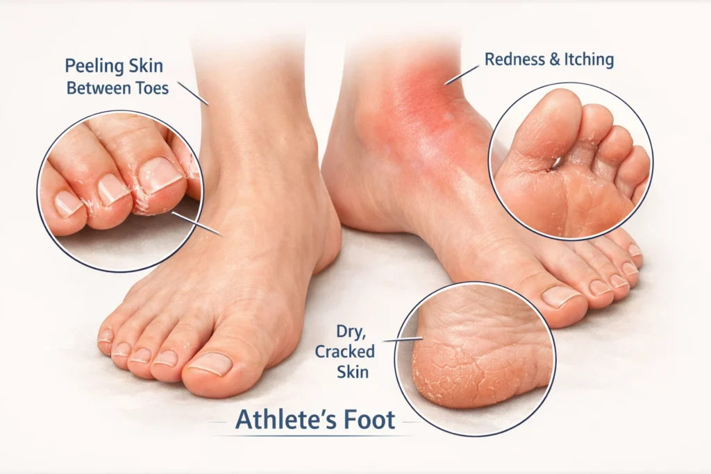 What Does Athlete’s Foot Look Like