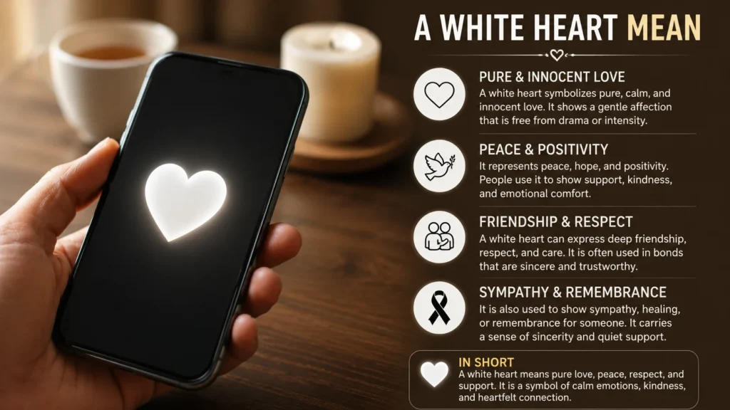 A White Heart Mean