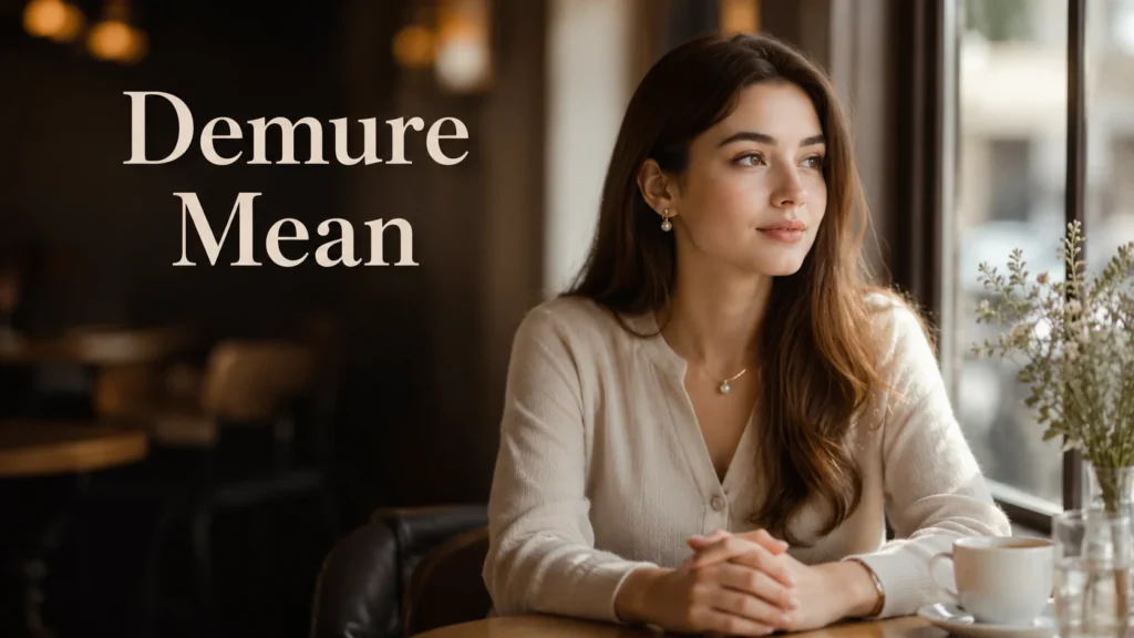 Demure Mean