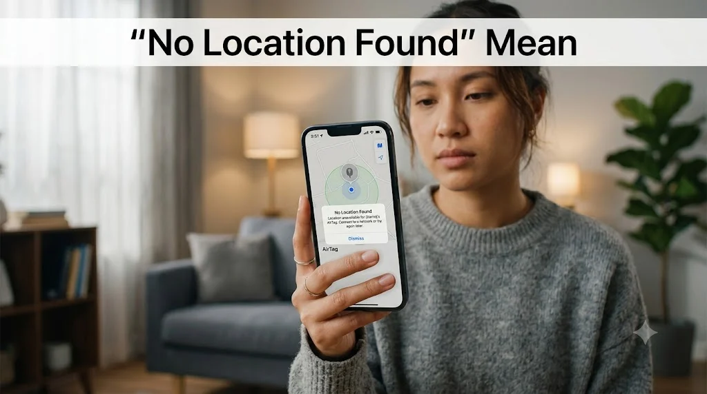 "No Location Found" Mean
