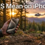 SOS Mean on iPhone