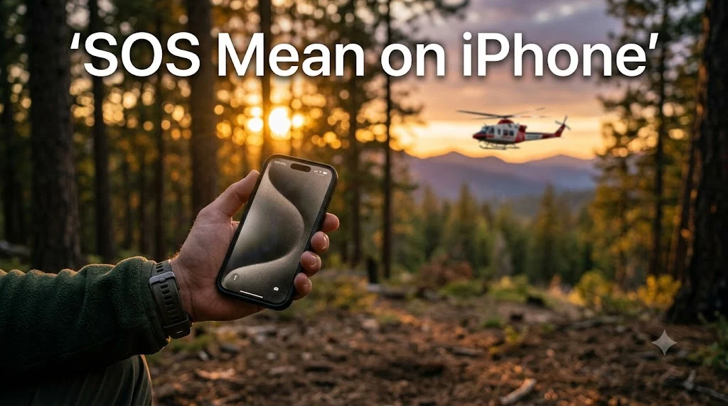 SOS Mean on iPhone