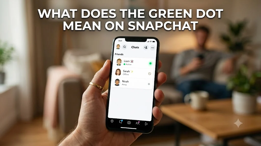 The Green Dot Mean on Snapchat