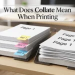 What Does Collate Mean When Printing