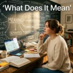 What Does It Mean